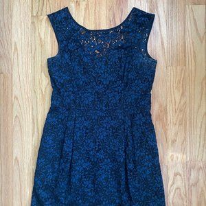 WHBH Embroidered Lace Sheath Dress Size 14 EUC